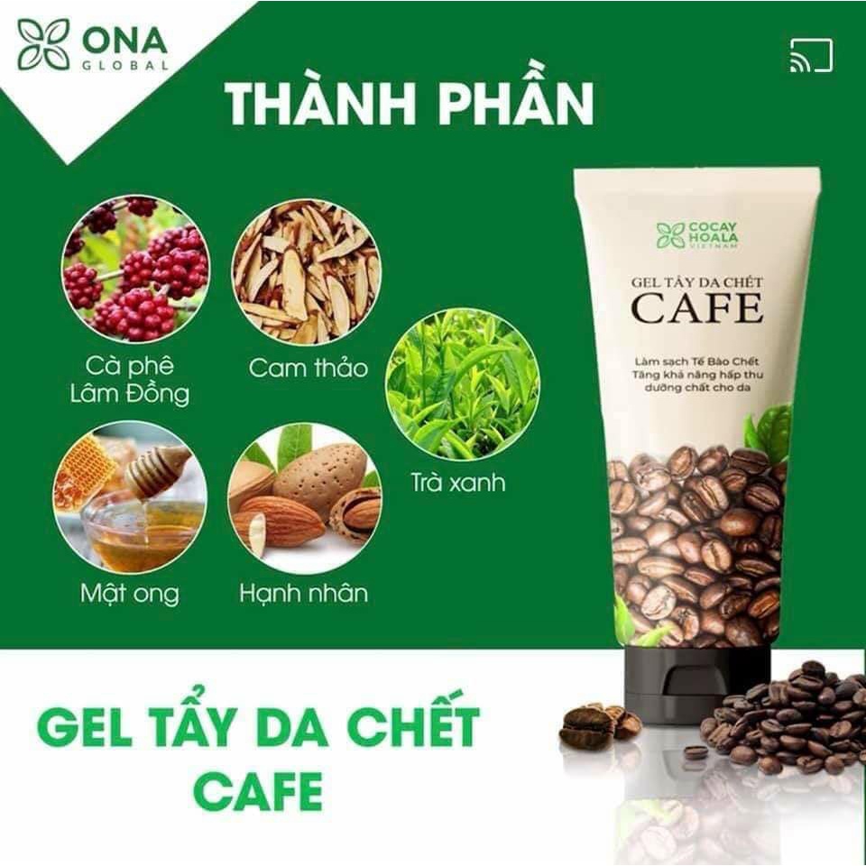 [Chính hãng 100%] Tẩy da chết cafe làm sạch sâu, thải độc da..100gr