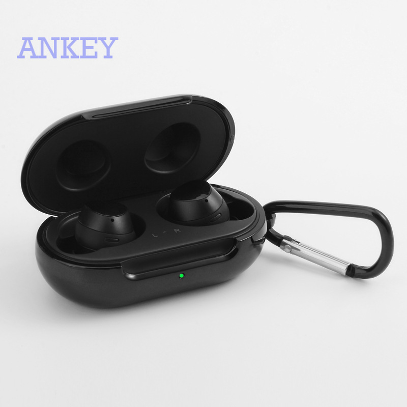 Samsung Galaxy Buds / Buds Plus Vỏ silicon đựng hộp sạc tai nghe không dây có móc treo tiện lợi