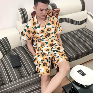 Bộ hoa quả trái cây mặc đi biển mặc nhóm chung có đủ size chất bao mềm