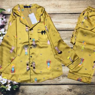Đồ bộ satin lụa( Ảnh thật)