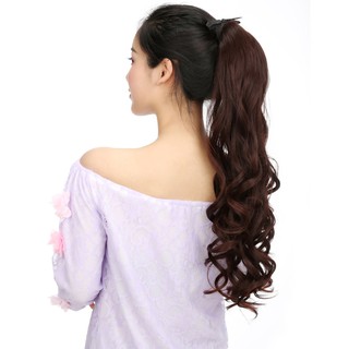 Tóc giả nữ cột xoăn 60cm C149 😍FREESHIP😍 Tóc cột xoăn dài, buộc tóc giả đuôi ngựa, tóc cột giả, tóc giả nữ đuôi buộc