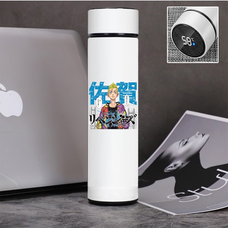 Bình giữ nhiệt đựng nước in hình nhân vật TOKYO REVENGERS anime chibi tiện lợi lưu niệm