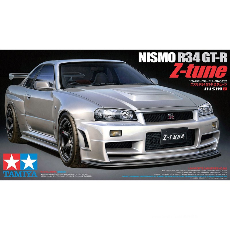 Mô Hình Xe Hơi Nissan NISMO R34 GT-R Z-tune Tamiya 1/24 24282