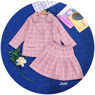 Set vest hàng quốc cho bé gái