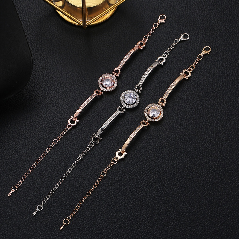 Vòng Tay Đính Đá Zircon Thời Trang Cho Nữ