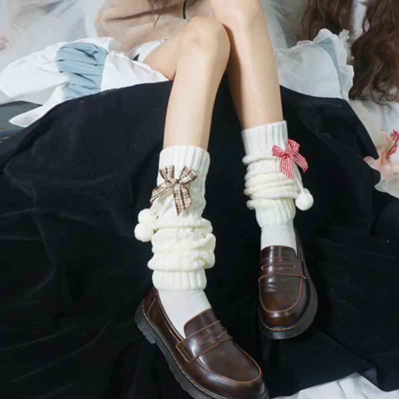 Xixi Đôi Vớ Dệt Kim Giữ Ấm Chân Phong Cách Lolita Nhật Bản Cho Nữ