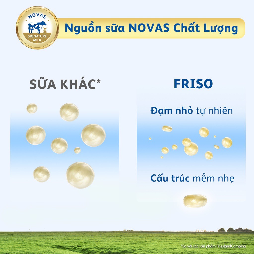 [Tặng Nồi Quấy Bột Sunhouse] Combo 2 Sữa Bột Friso Gold 4 1400g/lon