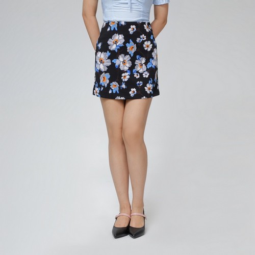 Chân váy Monde Point MPWA0616121 hoa văn xanh | BigBuy360 - bigbuy360.vn