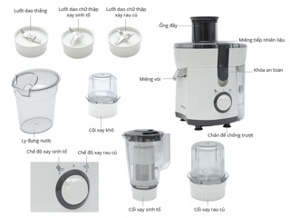 Máy xay đa năng Philips HR1847 [Hàng Trưng Bày Giảm Giá 50%]