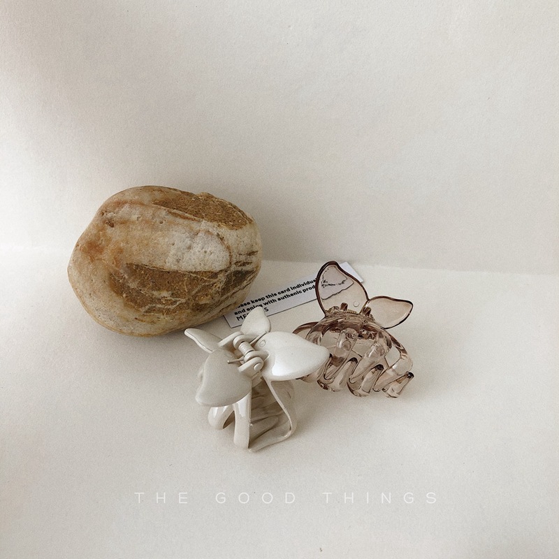 Kẹp Càng Cua Acrylic Trong Suốt Thiết Kế Hình Bướm Thời Trang Cho Nữ