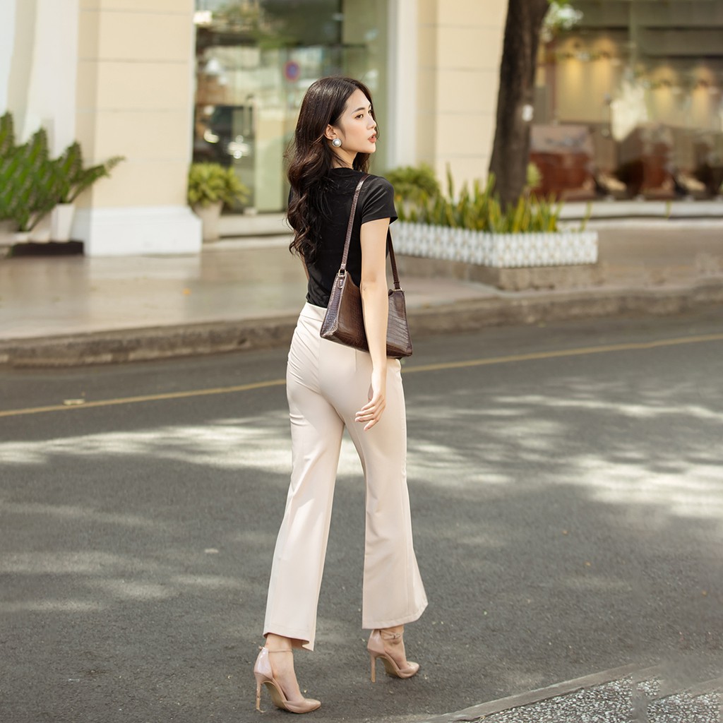 [Mã BMBAU50 giảm 50K đơn 150K] Quần tây ống loe công sở nữ thời trang Eden - Q011