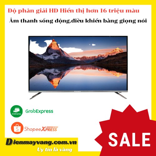 〖SMART VOICE THÔNG MINH〗Smart Tivi Sanco 32 inch H32V300 - SỬ DỤNG WIFI - MÀN HÌNH HD SỐNG ĐỘNG - HÀNG CHÍNH HÃNG