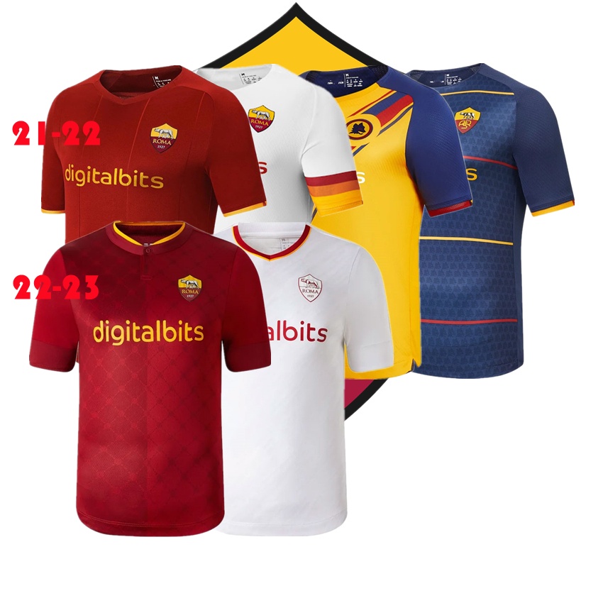 Áo Thun Đá Banh Jerseys 2022 / 23 ASRoma Chất Lượng Cao Cho Nam
