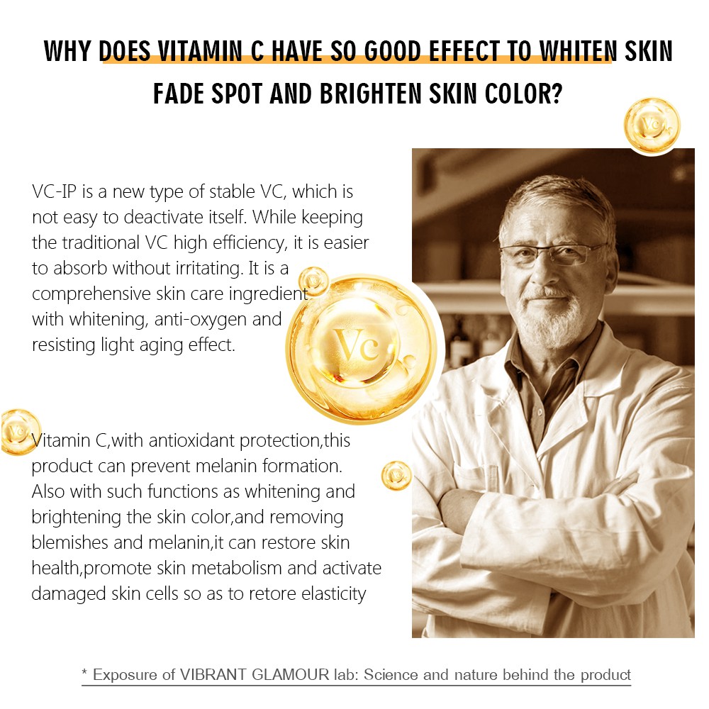 Kem Vitamin C VIBRANT GLAMOR dưỡng trắng sáng ẩm da giảm đốm sậm màu chống lão hoá tươi mát không dính 50g | BigBuy360 - bigbuy360.vn