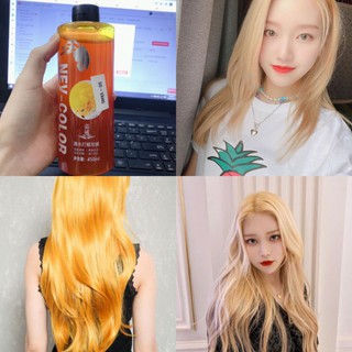 Nhuộm Phủ Bóng 5D Hàn Quốc Màu Vàng NEV-COLOR 450ml