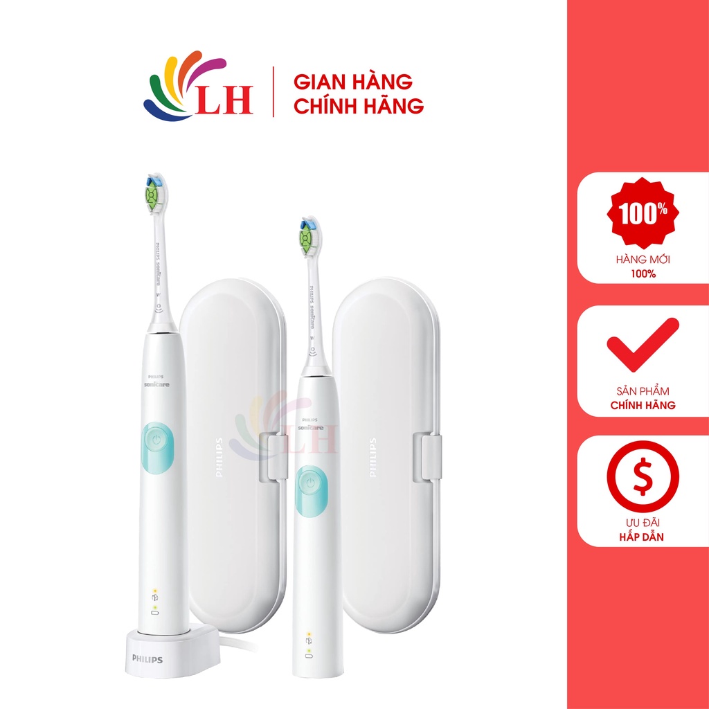 Bàn chải điện Philips Sonicare 4300 ProtectiveClean - Hàng nhập khẩu