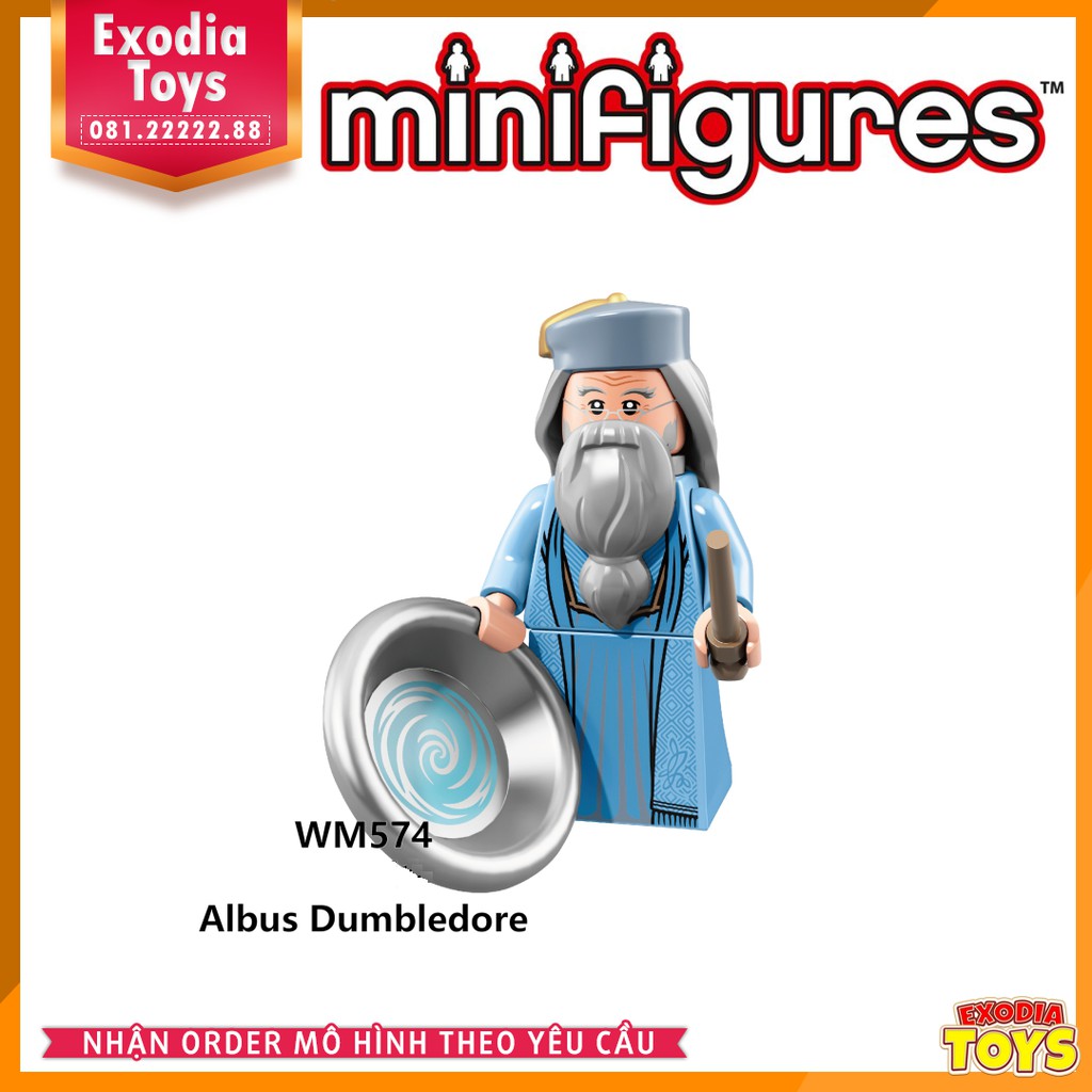 Xếp hình Minifigure Harry Potter cậu bé phù thủy - Đồ Chơi Lắp Ghép Sáng Tạo - WM6041
