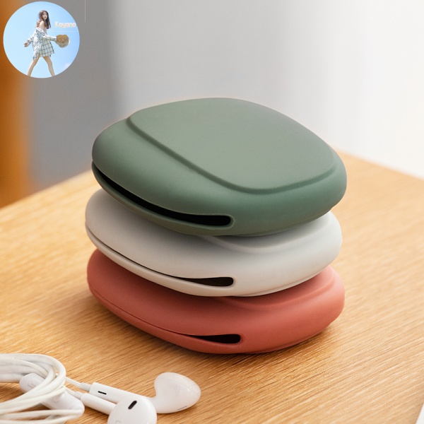 Hộp Đựng Tai Nghe / Dây Cáp Dữ Liệu Mini Bằng Silicone Dễ Thương | BigBuy360 - bigbuy360.vn
