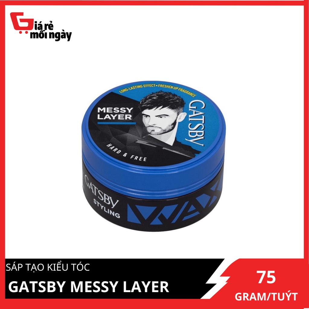 Sáp tạo kiểu tóc Gatsby Messy Layer 75g