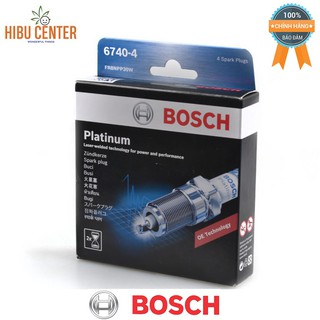 Bộ 4 Bugi Bạch Kim BOSCH Chân Dài