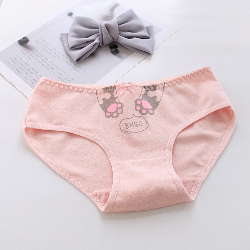 Set bộ 5 quần lót nữ cotton họa tiết hoạt hình cún Corgi | BigBuy360 - bigbuy360.vn