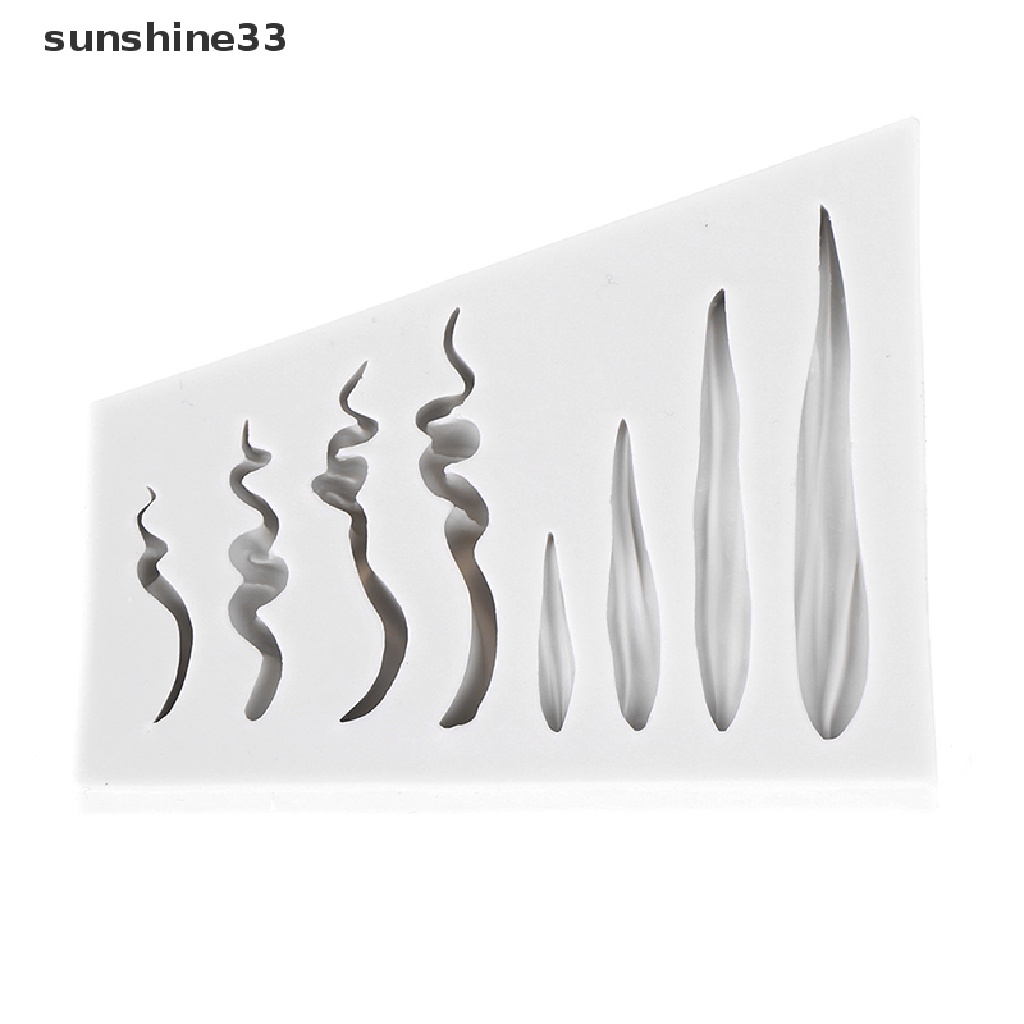 Khuôn silicone Tạo Hình Làm Bánh Kẹo Hình Lông Vũ