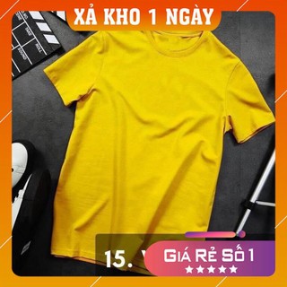 [Hàng mới về - FreeShip] ÁO PHÔNG CỔ TRƠN - GAM MÀU SÁNG ĐỎ - CAM