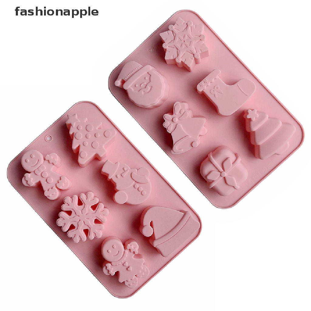 Khuôn silicone làm bánh phong cách giáng sinh tiện dụng