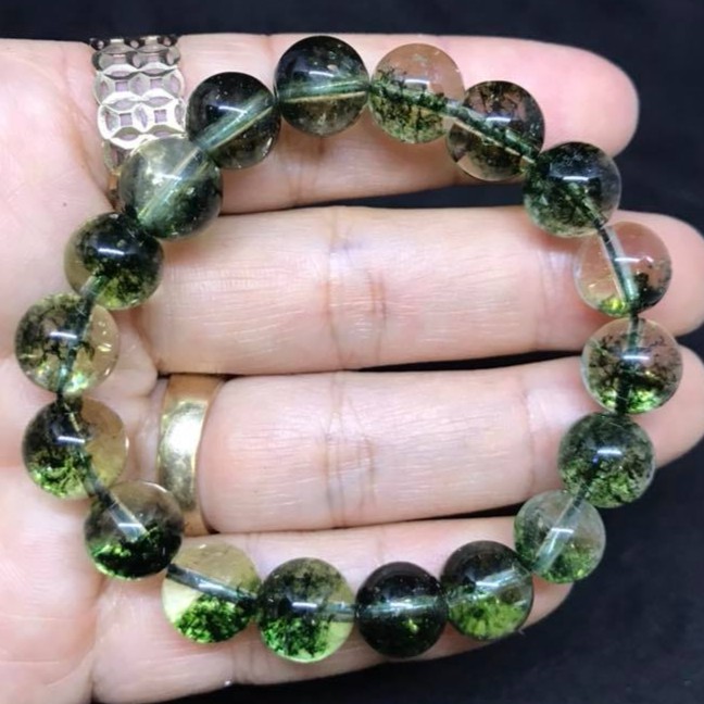 VÒNG TAY ƯU LINH XANH LÁ 10LY