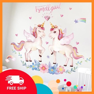 ⚡️𝗙𝗥𝗘𝗘𝗦𝗛𝗜𝗣⚡️ Decal dán tường Kì lân cho bé