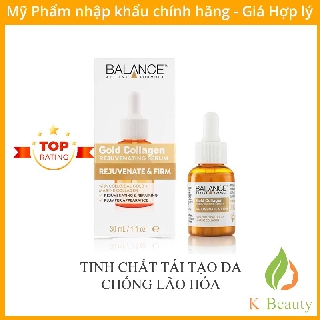 Tinh Chất Tái Tạo Da, Chống Lão Hóa Balance Active Formula Gold Collagen Serum 30ml - Nhập khẩu Chính Hãng UK