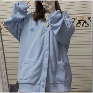 Áo khoác cardigan logo thêu