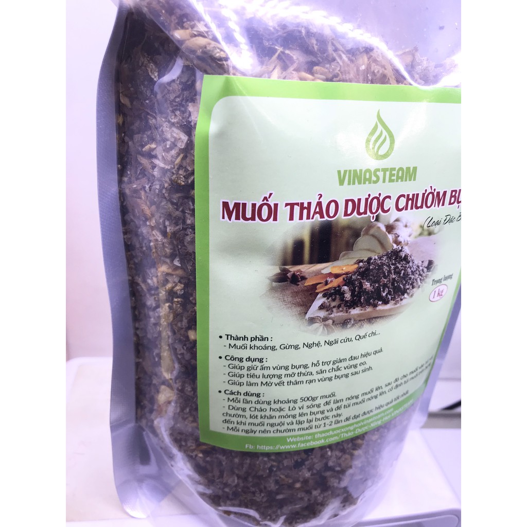 Muối thảo dược chườm bụng cho mẹ sau sinh ( 1kg / gói )