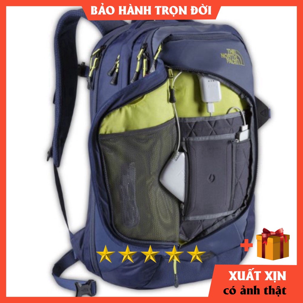 Balo nam laptop The North Face Resistor - balo tnf dùng đi du lịch - có ngăn riêng đựng laptop chống sốc chính hãng