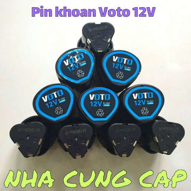 PIN SẠC MÁY KHOAN VOTO 12V