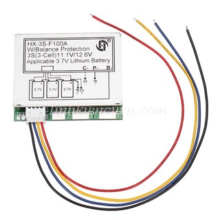 Mạch sạc và bảo vệ Pin 12V 3S 3.7V 100A HX-3S-F100A - 10B18