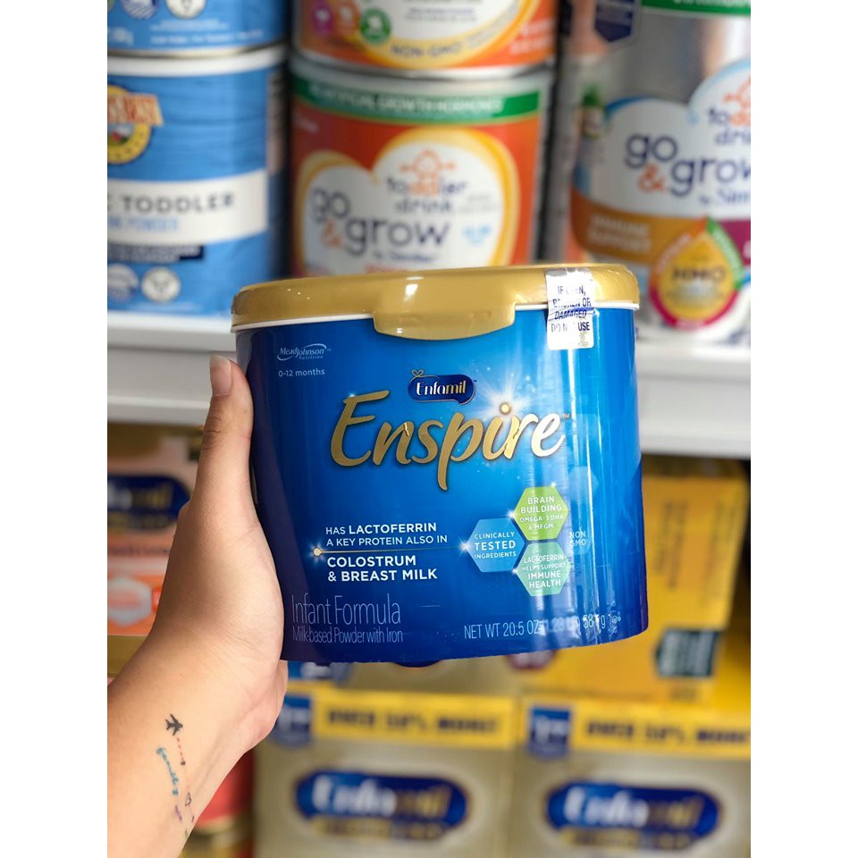 Sữa bột Enfamil Enspire Non-GMO USA 581g