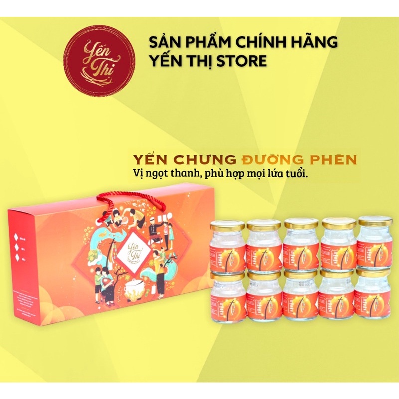 Yến Thị- Xuân Nhâm Dần 2022- Chưng Đường Phèn 30% Yến-Quà Tết