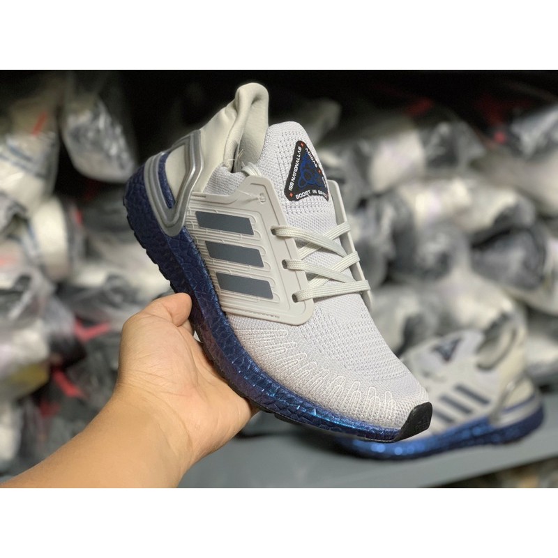 Giày Ultra Boost 20 Dash Grey màu Xám đế Xanh Đen