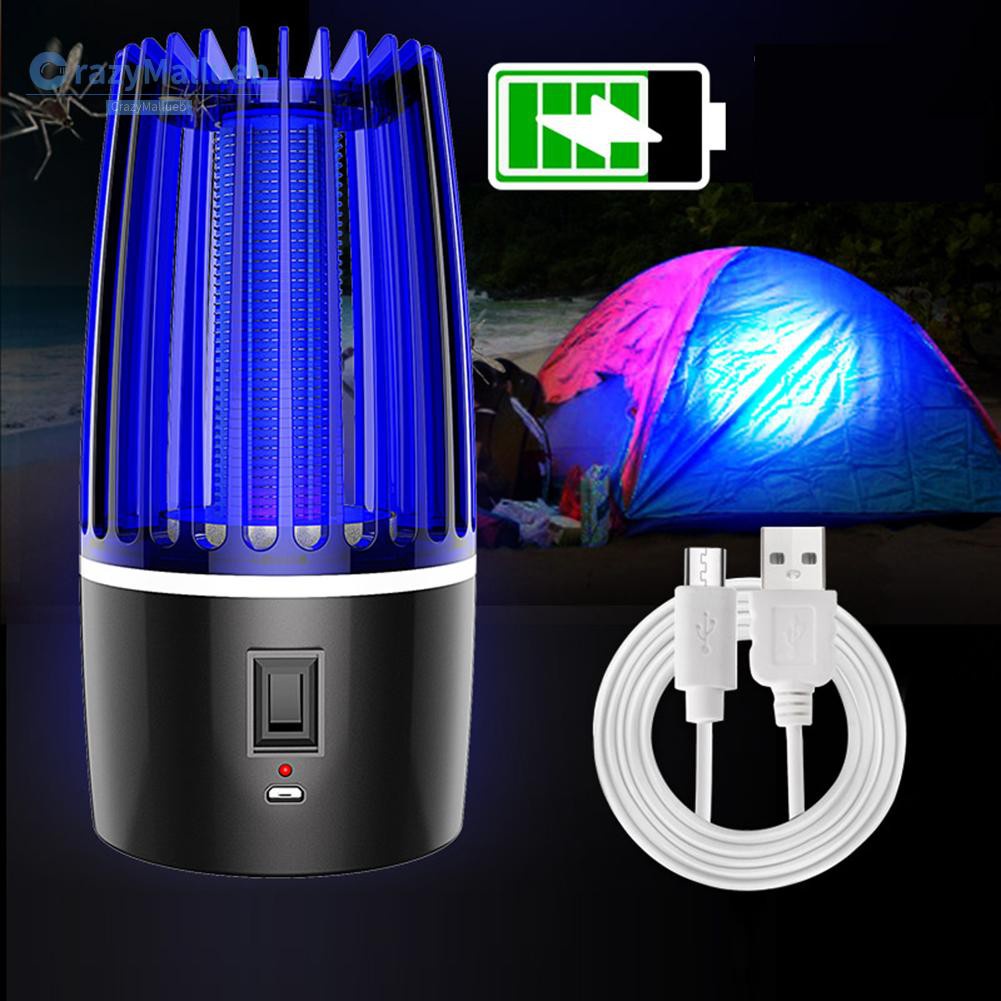 Crazymallueb❤Electric Mosquito Killer Light Photocatalysis Fly Bug Insects Zapper Lamp❤Lighting