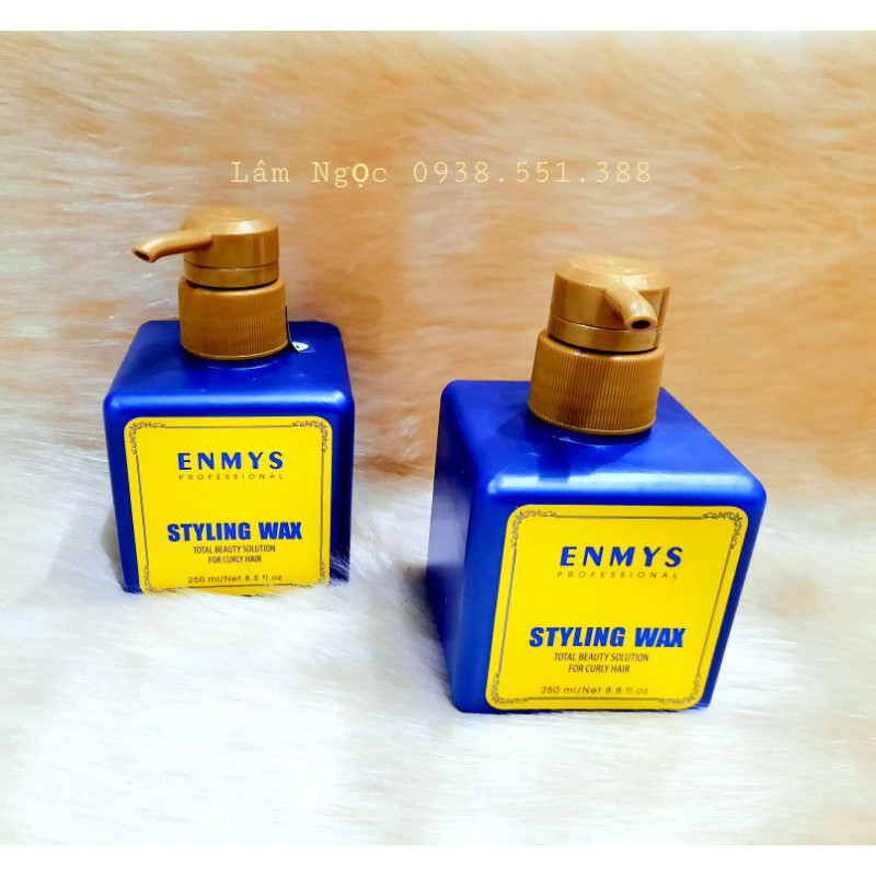 Wax tạo kiểu, giữ nếp tóc uốn, Siêu Xịn ENMYS 250ml  tạo kiểu tóc , định hình kiểu tóc, mùi thơm dịu nhẹ