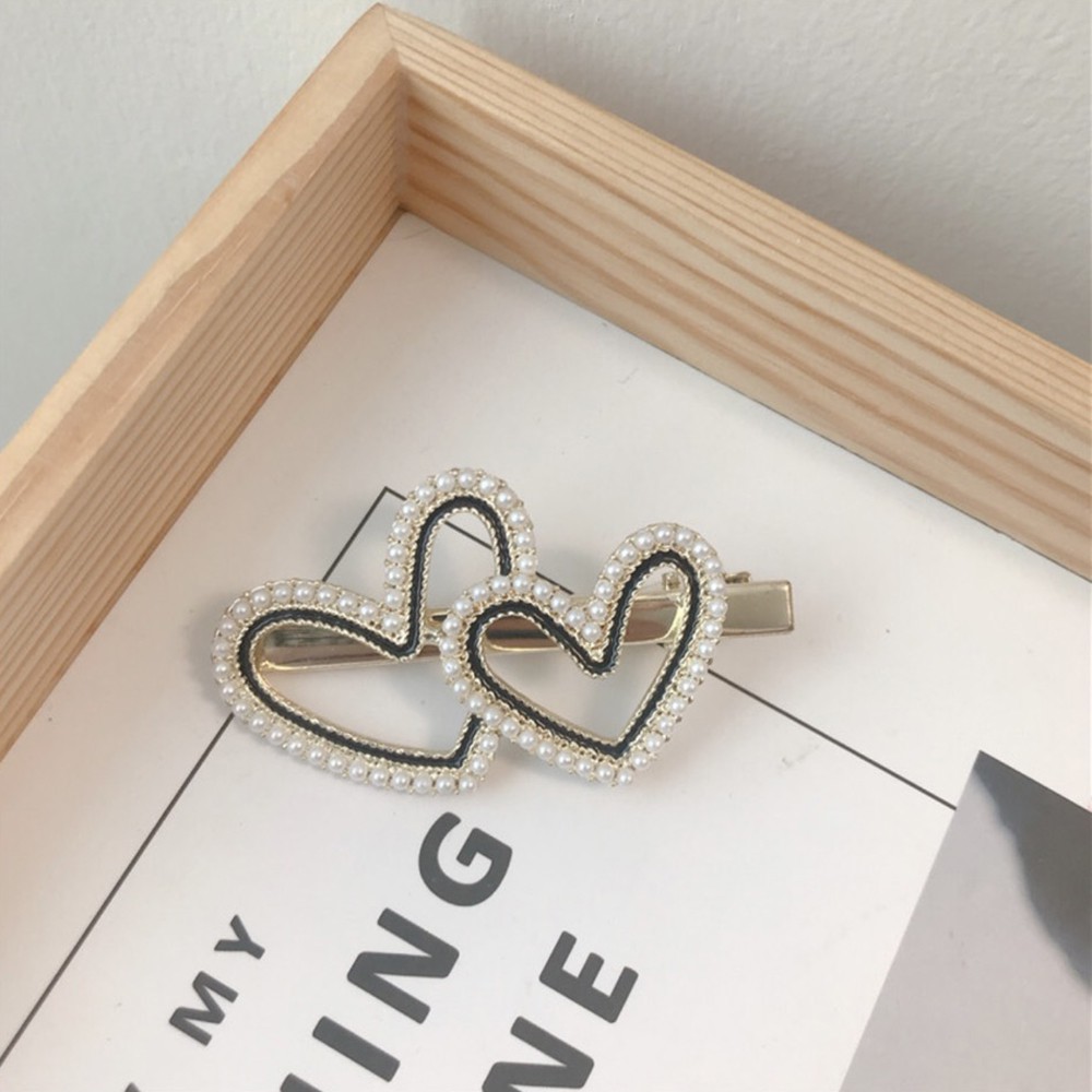 Kẹp tóc mỏ vịt đính hạt mini xinh xắn DTOnline (nhiều mẫu)