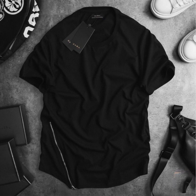 Áo phông nam giá rẻ/freeship từ 150k/áo phông zara nam khoá nhôm