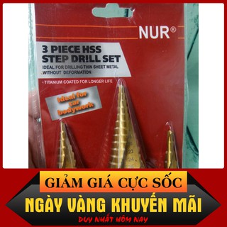 Mũi khoan tháp vỉ 3 cây
