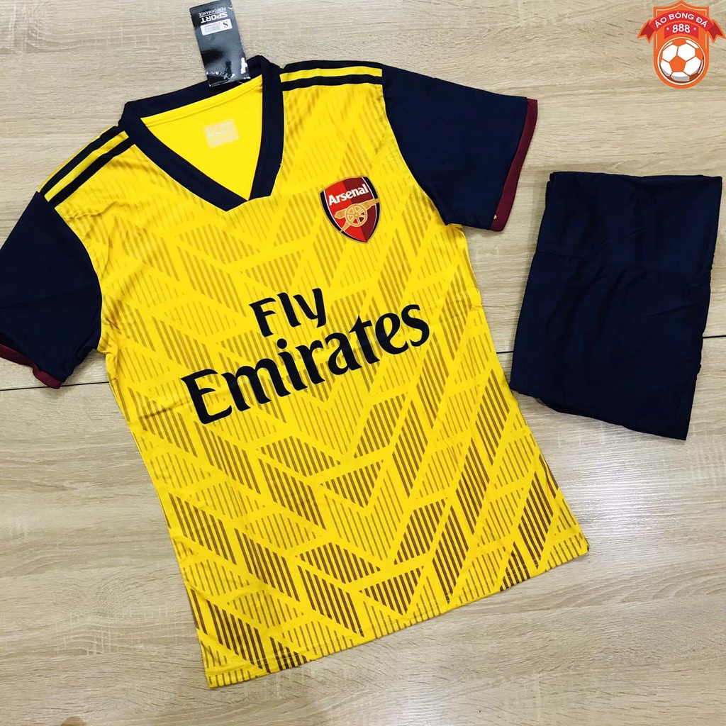 Áo Bóng Đá CLB Arsenal Mùa 2022/2023 - Chuẩn Mẫu Thi Đấu - Vải Polyester Gai Thái