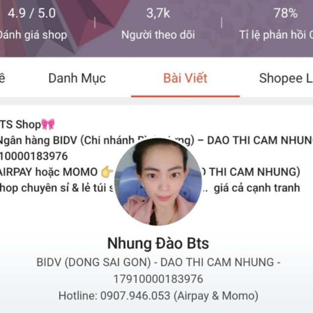 BTS Shop - Chuyên Túi Si