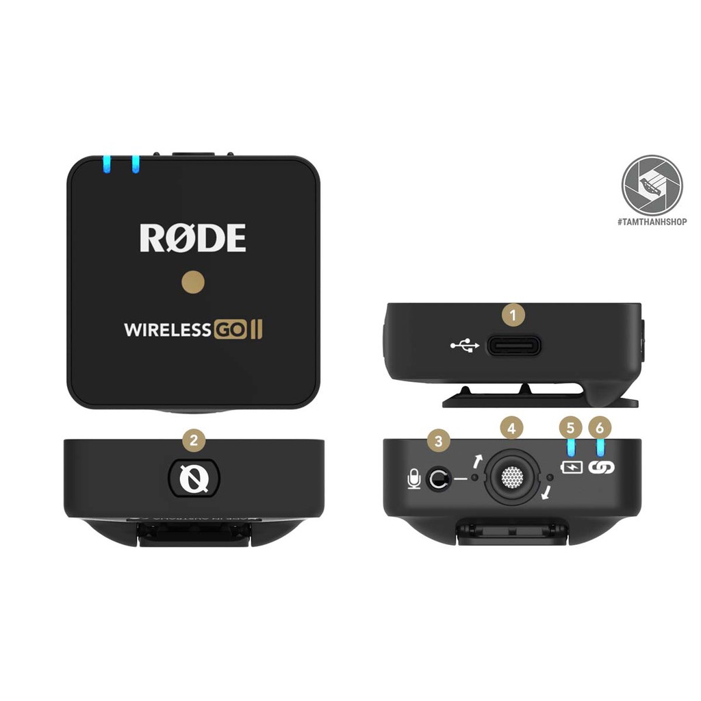 Micro không dây Rode Wireless Go 2 - chính hãng số 1