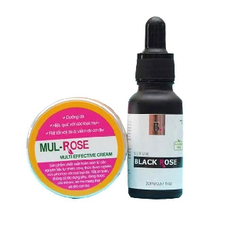 COMBO 1 SERUM BLACK ROSE + 1 KEM MUL ROSE