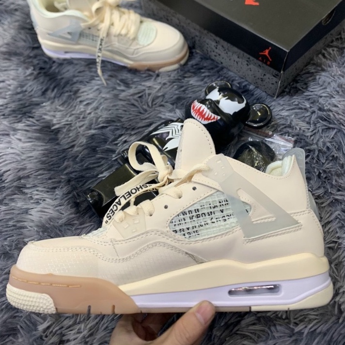 GIÀY THỂ THAO SNEAKER NAM NỮ CÁC MẪU JD4 CỔ LỬNG, GIÀY JORDAN 4 VÀNG CÁT BẢN SC ĐẸP MỚI NHẤT | BigBuy360 - bigbuy360.vn