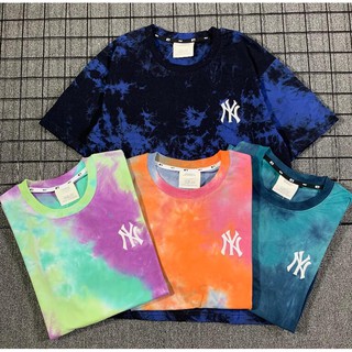 Áo Thun Tay Ngắn Nhuộm Màu Cá Tính Thời Trang Cho Nam Và Nữ